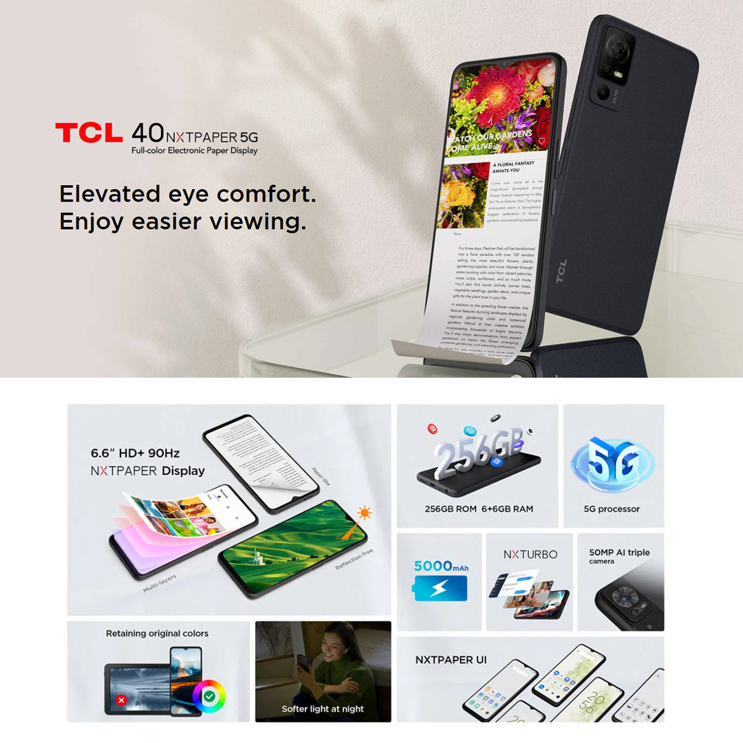 TCL 40 NXTPAPER 5G