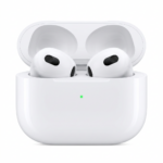 Apple Airpods 4th Gen Bluetooth - Blanco 2024 se presentan en esta imagen profesional de e-commerce, mostrando el estuche de carga